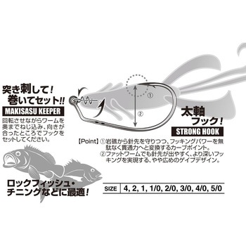 Worm31 マキサスフックハイパー カツイチ