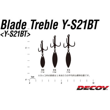 Y-S21BT ブレードトレブル カツイチ