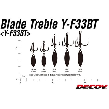 Y-F33BT ブレードトレブル カツイチ