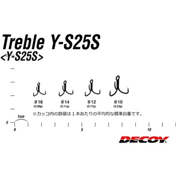 Y-S25S トレブル カツイチ