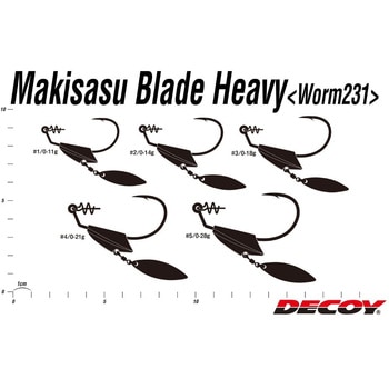 Worm231S マキサスブレードヘビー カツイチ