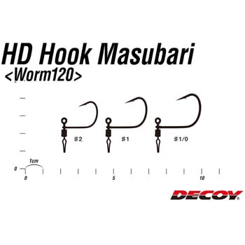 Worm120 ヘビダンフックマスバリ カツイチ