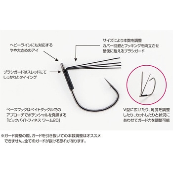 Worm220 カバーフィネスHD カツイチ