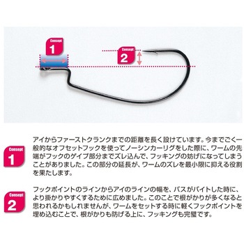 Worm15 ドリームフック カツイチ