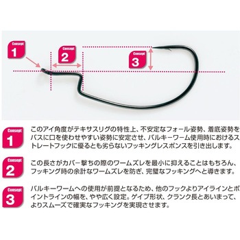 Worm21 ディギンフック カツイチ