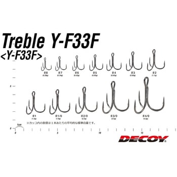 Y-F33F トレブル カツイチ