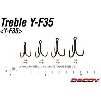 Y-F35 トレブル カツイチ