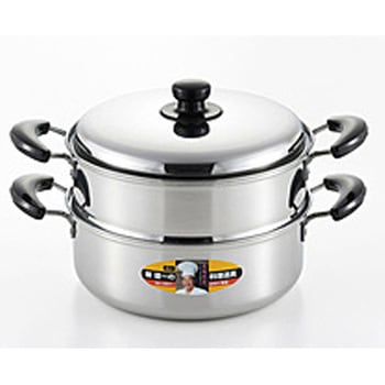 「陳 建一」IH200V対応二段蒸し器26cm タマハシ