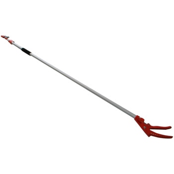 軽量伸縮式高枝切鋏 アンビル刃 1．8～3．0m 5段階伸縮 鋸刃付き CLUB．J