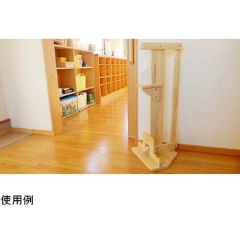 木製ペダル式消毒液スタンド グリーンファーム・いちかい