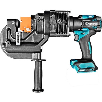 コードレスパンチャー 本体外形寸法 mm ：398 L ×129 W ×315 H 質量 kg ：11 オグラ