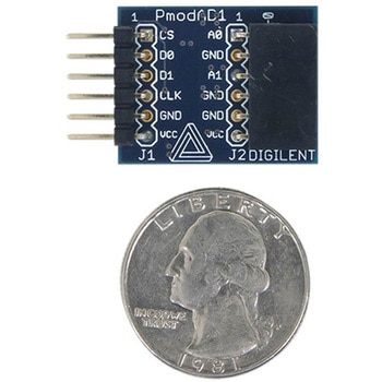 Pmod AD1 12ビットA/Dコンバータモジュール DIGILENT