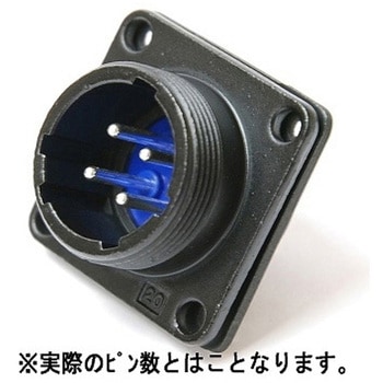 NJWレセプタクル防水型 シェルΦ20・10極 七星科学研究所