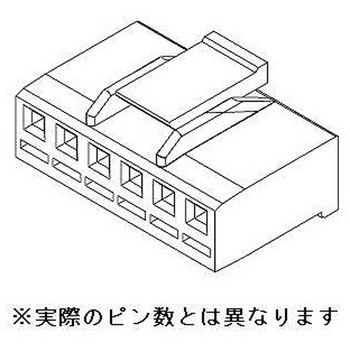 3.5mmピッチ 中継用リセプタクルハウジング 極数8 10個入 日本モレックス(molex)