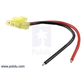 タミヤミニコネクタ メス 10cmリード線つき Pololu