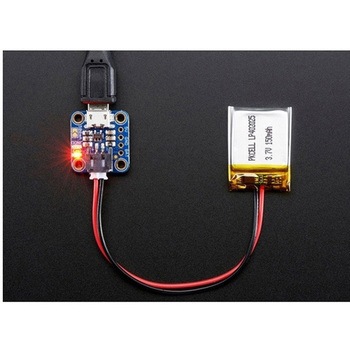 Adafruit microUSB - Li-Po充電器 v1 - Adafruit