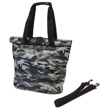 無縫製バック トートショルダー付 迷彩グレー モリト