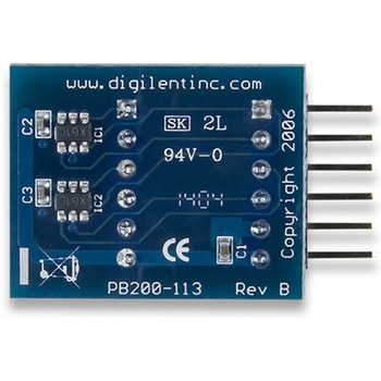 Pmod DA2 12ビットD/Aコンバータモジュール DIGILENT