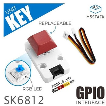 M5Stack用メカニカルキーボタンユニット M5Stack