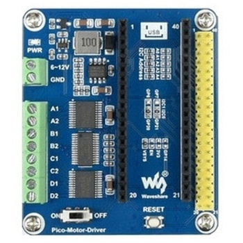 Raspberry Pi Pico用モータードライバ基板 WAVESHARE
