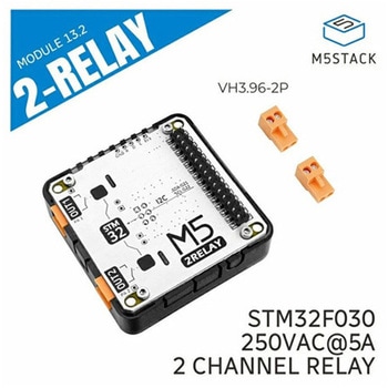 M5Stack用2チャンネルACリレー13.2モジュール M5Stack