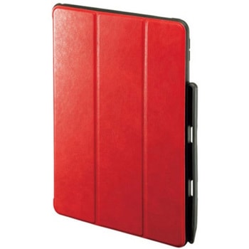 iPad Air用 Apple Pencil収納ポケット付ケース レッド サンワサプライ