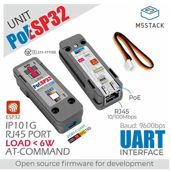 M5Stack用ESP32搭載イーサネットユニット - M5Stack