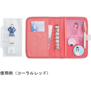 myfa コレクションバインダー アプリコットオレンジ アズワン