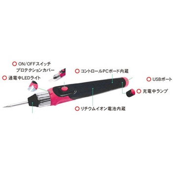 充電式半田コテセット CUSTOR(クストー)