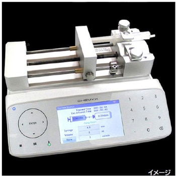 プログラマブルシリンジポンプ ヒュージョンタッチ100X 11本架セット 注入専用、11本架、タッチパネル - Chemyx