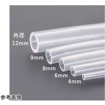 6.0/ 8.0mmx10m 柔軟フッ素チューブ PVDF - エスコ