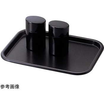 8寸 長角丸サントレー 黒干漆 福井クラフト