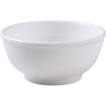 メラミン Φ11.0 雅渕太スープボール 白グロス 福井クラフト