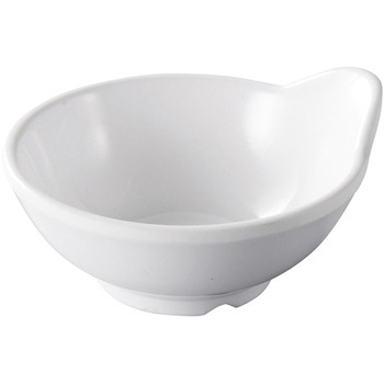 メラミン 9.7 雅トン水型小鉢 白グロス 福井クラフト