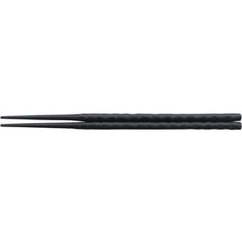 PBT22.5cm 網代箸 黒OM 福井クラフト