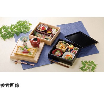木製8.5寸 盆白木松花堂 蓋 福井クラフト