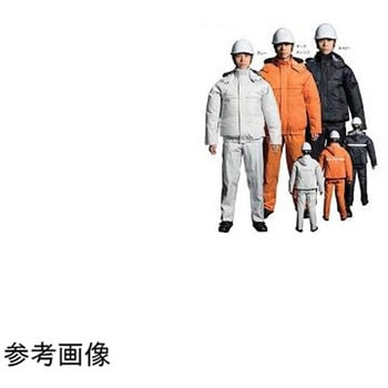 ナダレス空調服レインスーツ シルバー S ジンナイ
