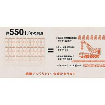 コットンランド抗菌綿棒 1箱 200本入 平和メディク