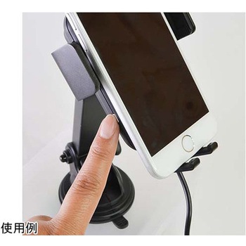 自動開閉スマホスタンド Qi対応オートスマートフォンホルダー サンコー(電子機器)