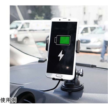自動開閉スマホスタンド Qi対応オートスマートフォンホルダー サンコー(電子機器)