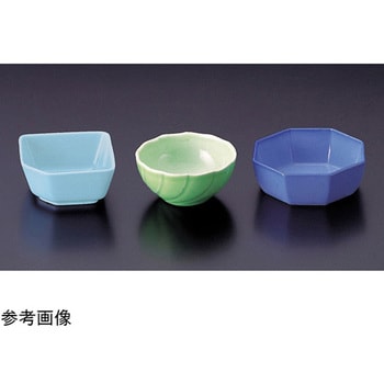 陶 隅切角鉢 青白磁 福井クラフト