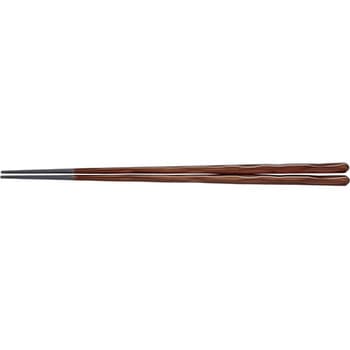PBT23.5cm 細六角一刀彫箸 ブロンズ塗 福井クラフト