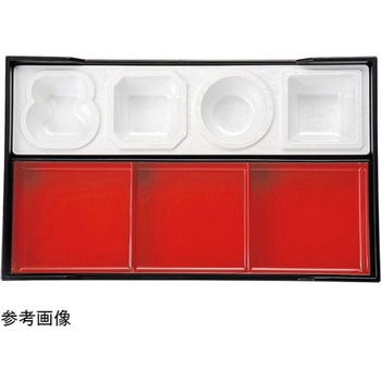 尺3 気比用四陶仕切 ホワイトアクア SCクリヤー 福井クラフト