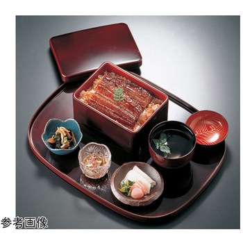 共足丼重 溜内朱本漆塗 蓋親 福井クラフト