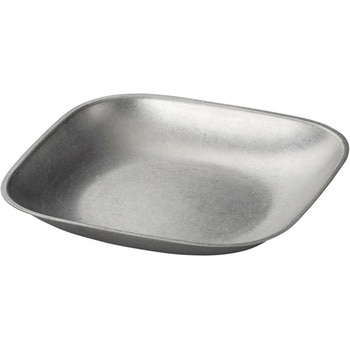 200角 ステン盛皿 スモーク銀 福井クラフト