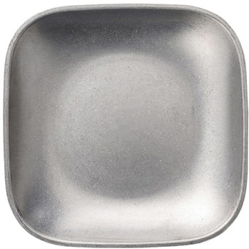 200角 ステン盛皿 スモーク銀 福井クラフト