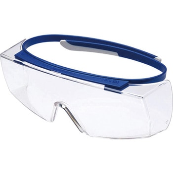 JIS規格品 保護めがね X-9169 uvex SUPER OTG オーバーグラス ハードコート加工 ミドリ安全