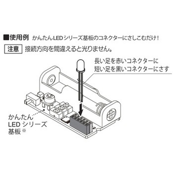 高輝度LED 白色、5mm、6個入り EK JAPAN