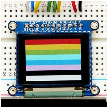 1.27インチ 16ビット色のOLEDディスプレイ Adafruit