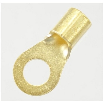 丸端子R8-6 24金メッキ アズワン